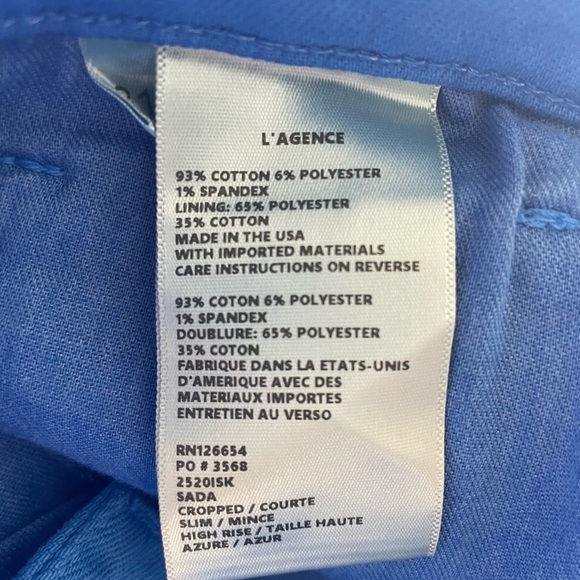 Women's Royal Blue LAGENCE Cutoff Jeans Sz. - 31 - Picture 4 of 4